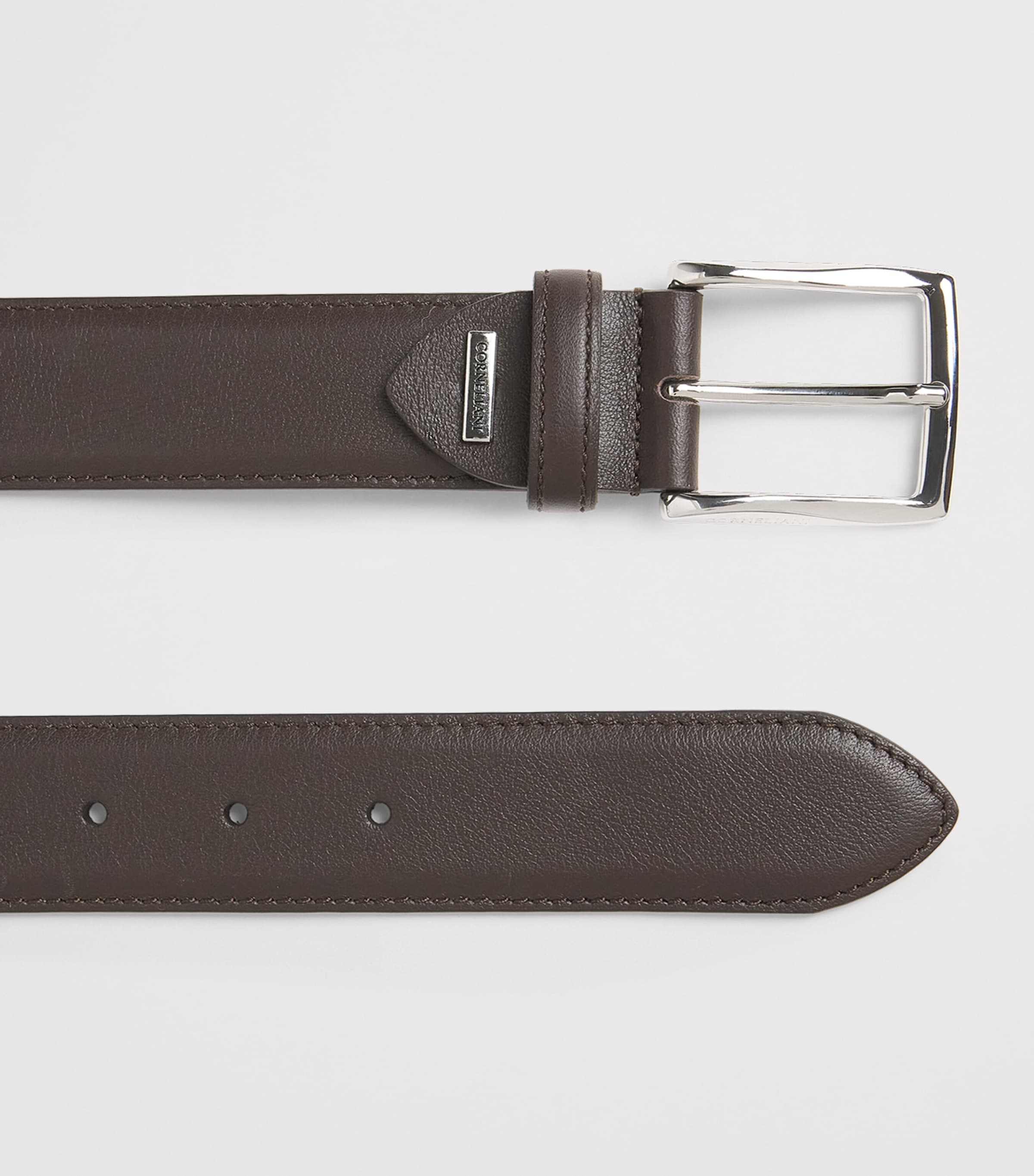 Corneliani Leather Belt Dark Brown Image 3