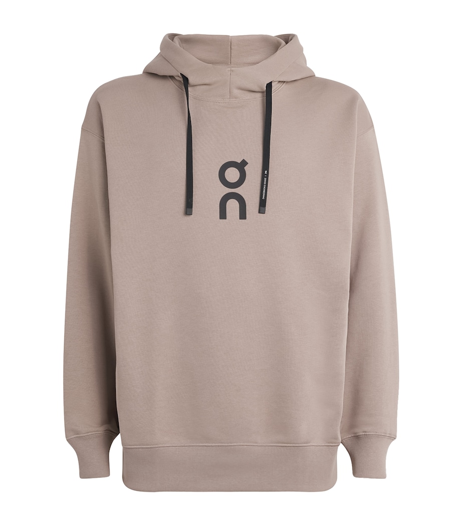 Organic Cotton-Blend Club Relaxed Hoodie DESERT Image 1