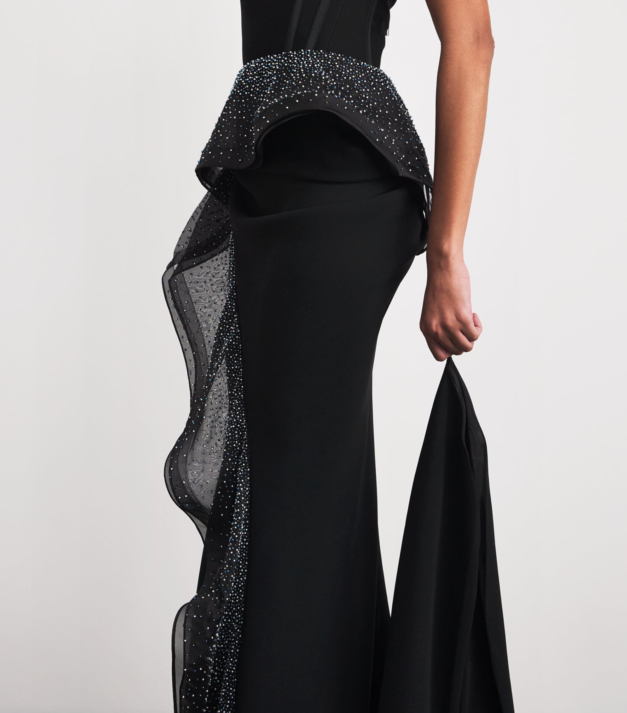 Embellished Hopeton Gown BLK/BEADED ATMSPHERE Image 4