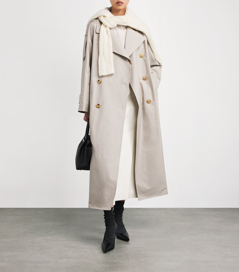 Belted Trench Coat ECRU Image 2