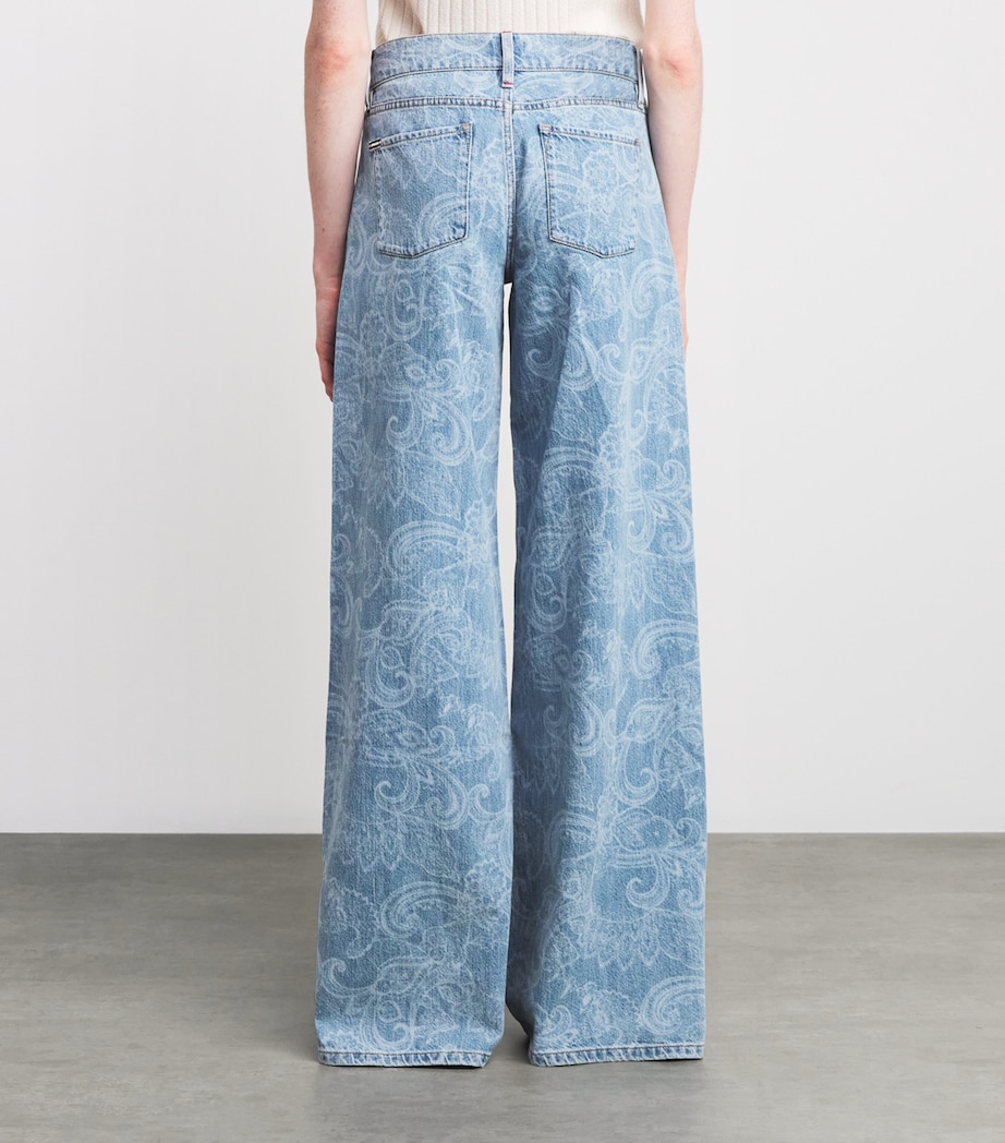 Paisley Amazing Relaxed Jeans O496 - LASER PAISLEY Image 4