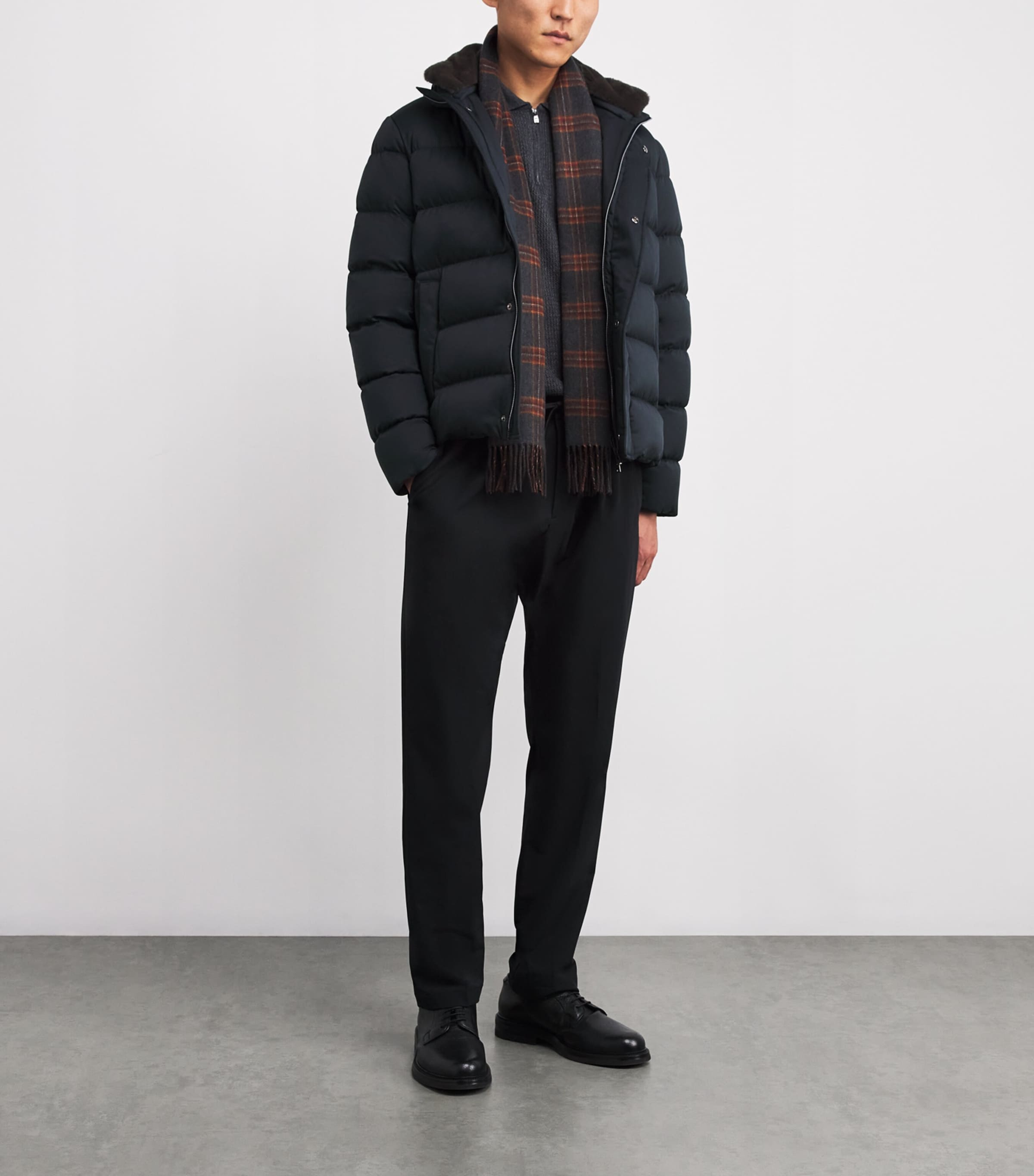 Down Puffer Jacket 9200 BLUE Image 2