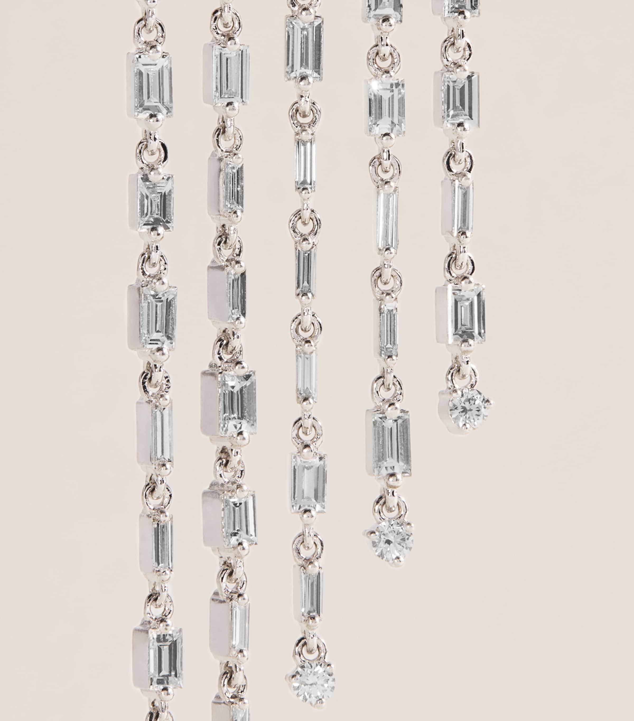 Suzanne Kalan White Gold and Diamond Angel Drop Earrings Wg/wd Image 4