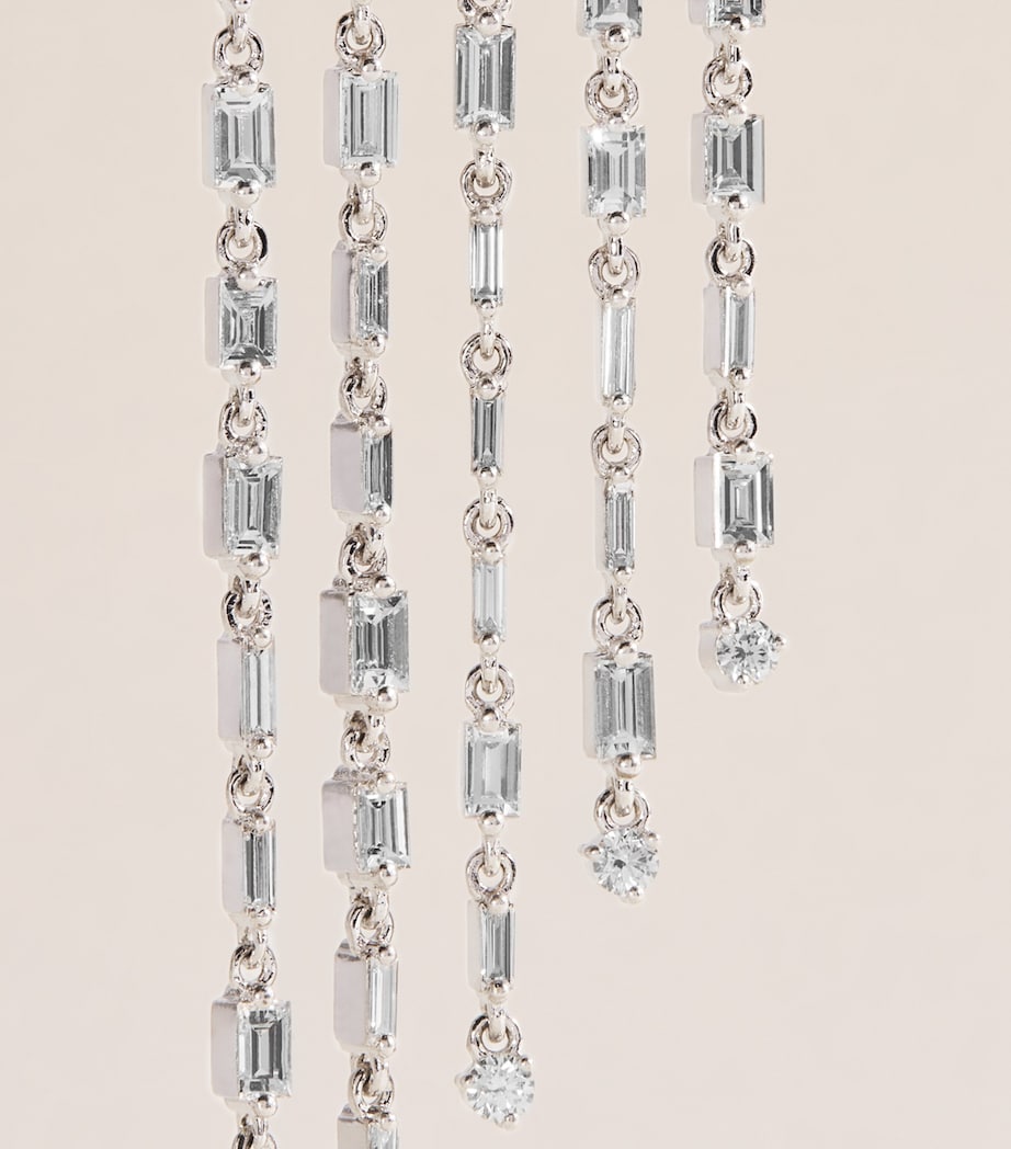 Suzanne Kalan White Gold and Diamond Angel Drop Earrings Wg/wd Image 4