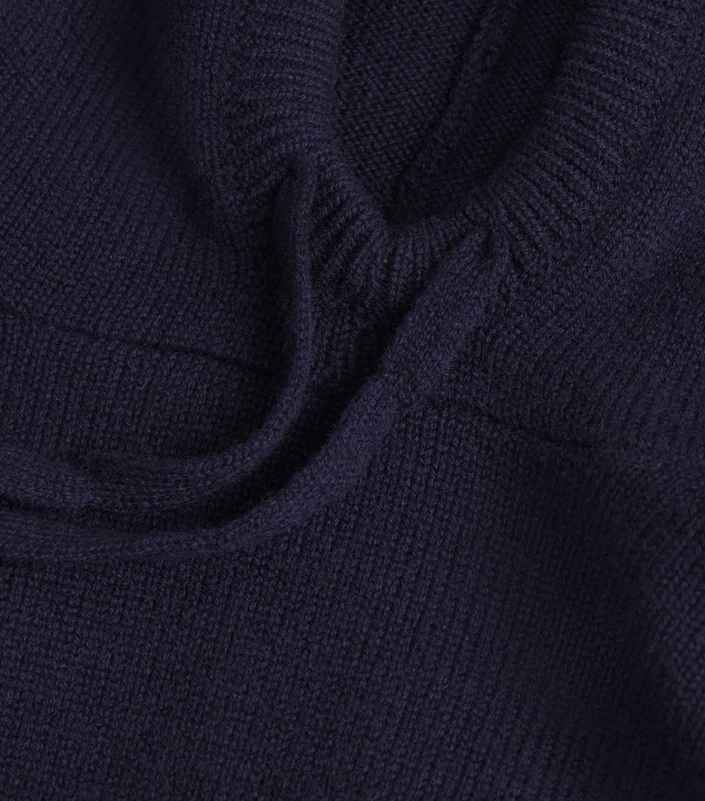 Harrods Mens Cashmere Hoodie T&d Navy Image 5
