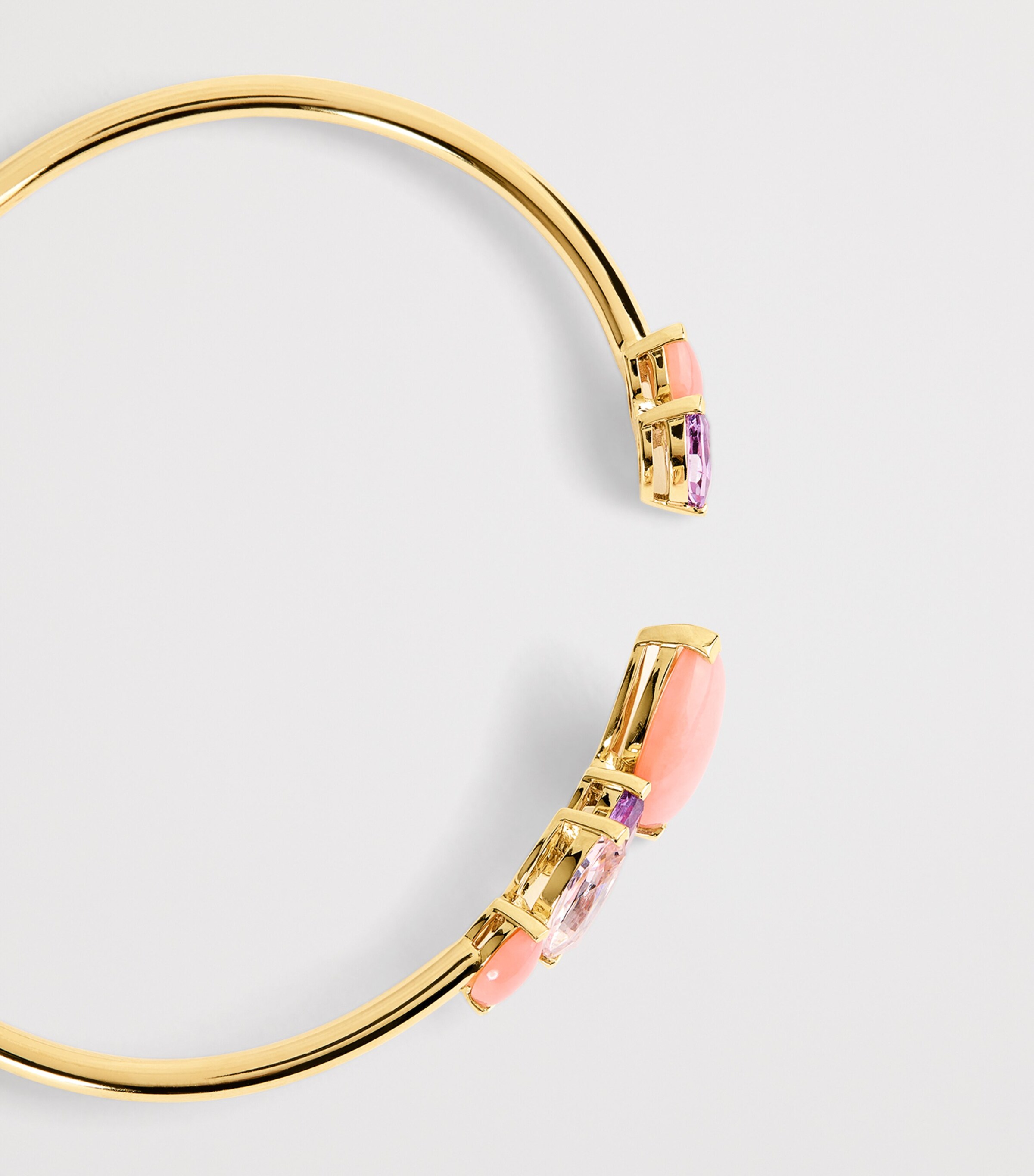 Yellow Gold, Tourmaline and Opal Batik Cuff YELLOW GOLD Image 4