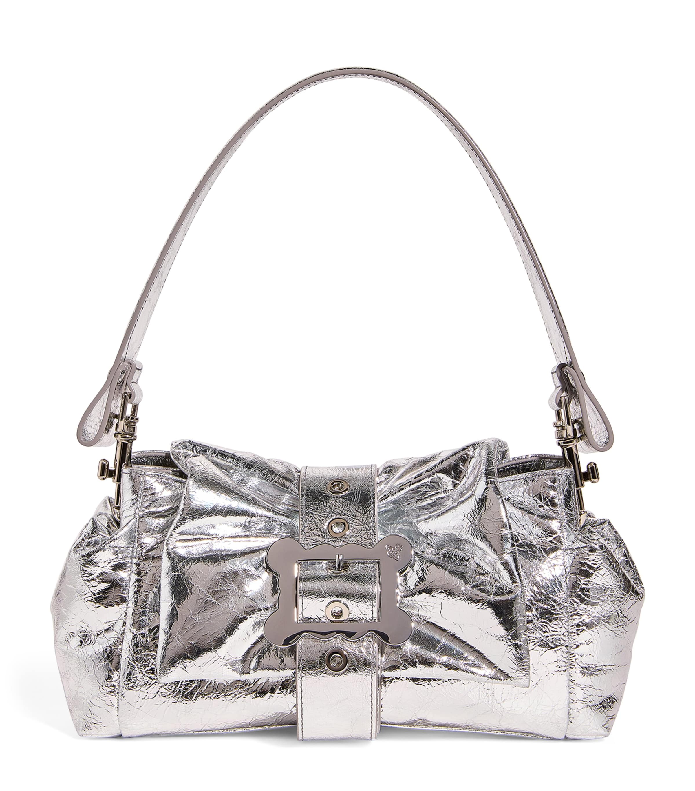 Vivienne Westwood Metallic Leather Hazel Top-Handle Bag