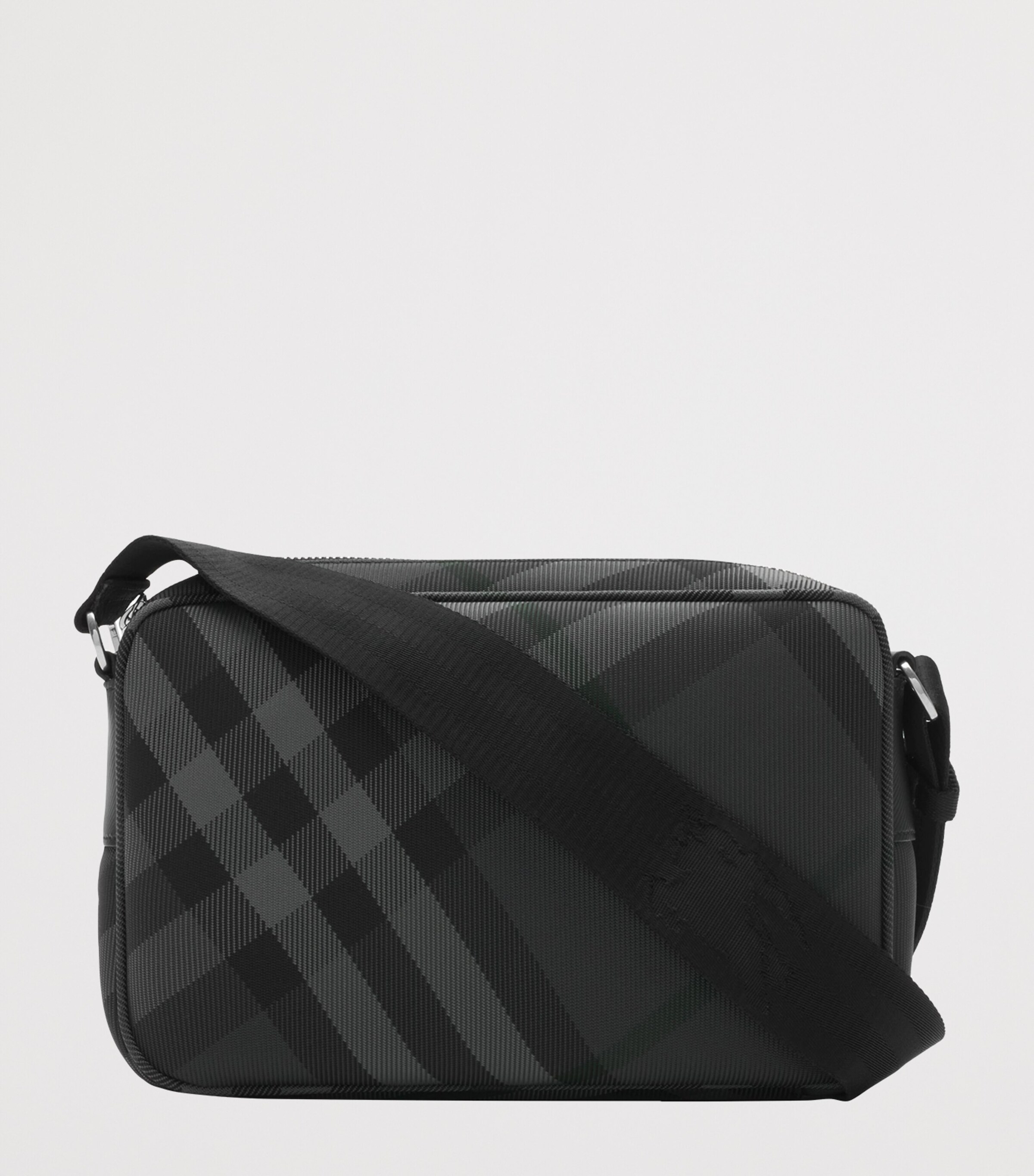 Slim Grid Cross-Body Bag CHARCOAL Image 4