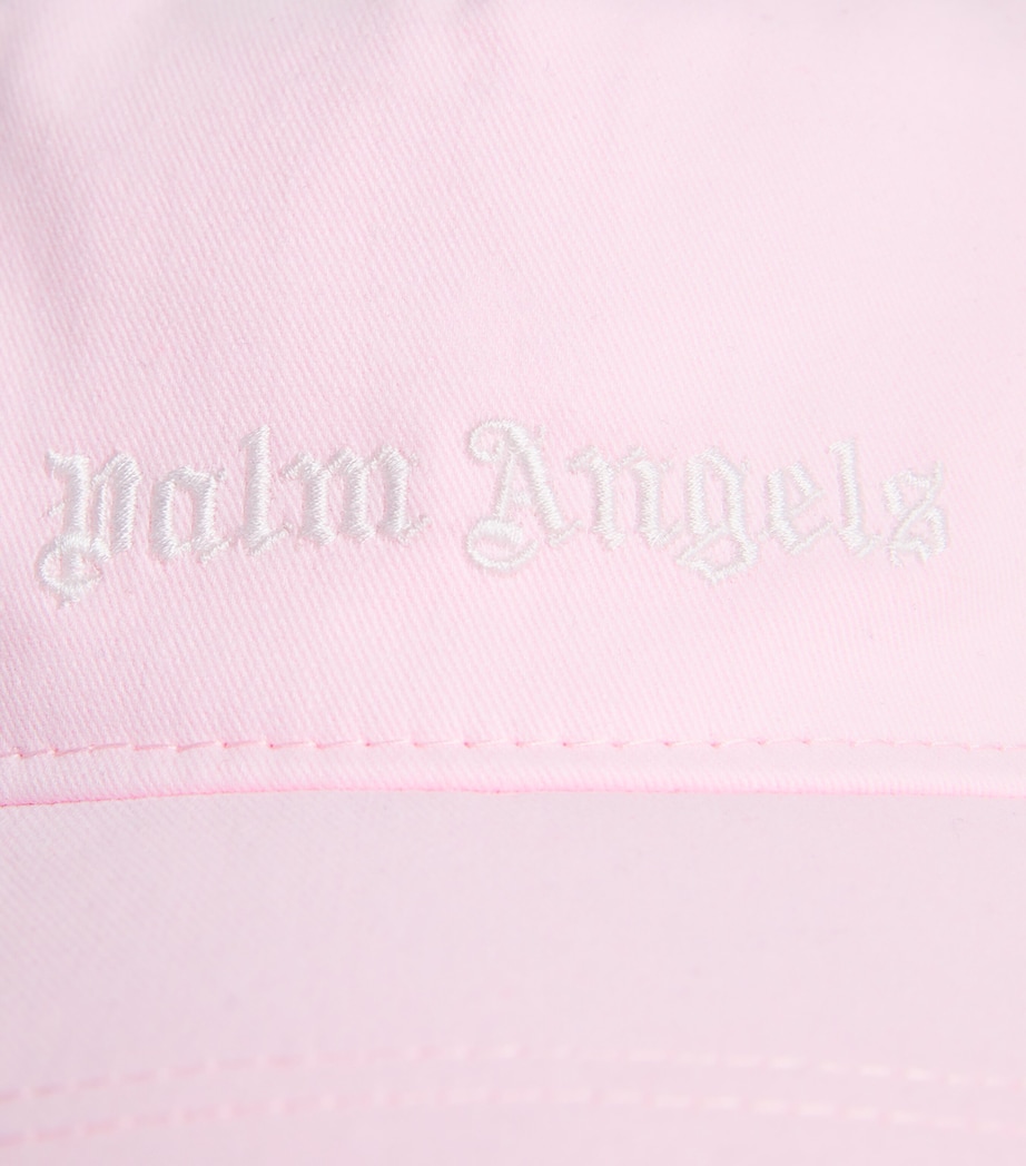 Palm Angels Kids Cotton Logo Cap Rosa/pink Image 3