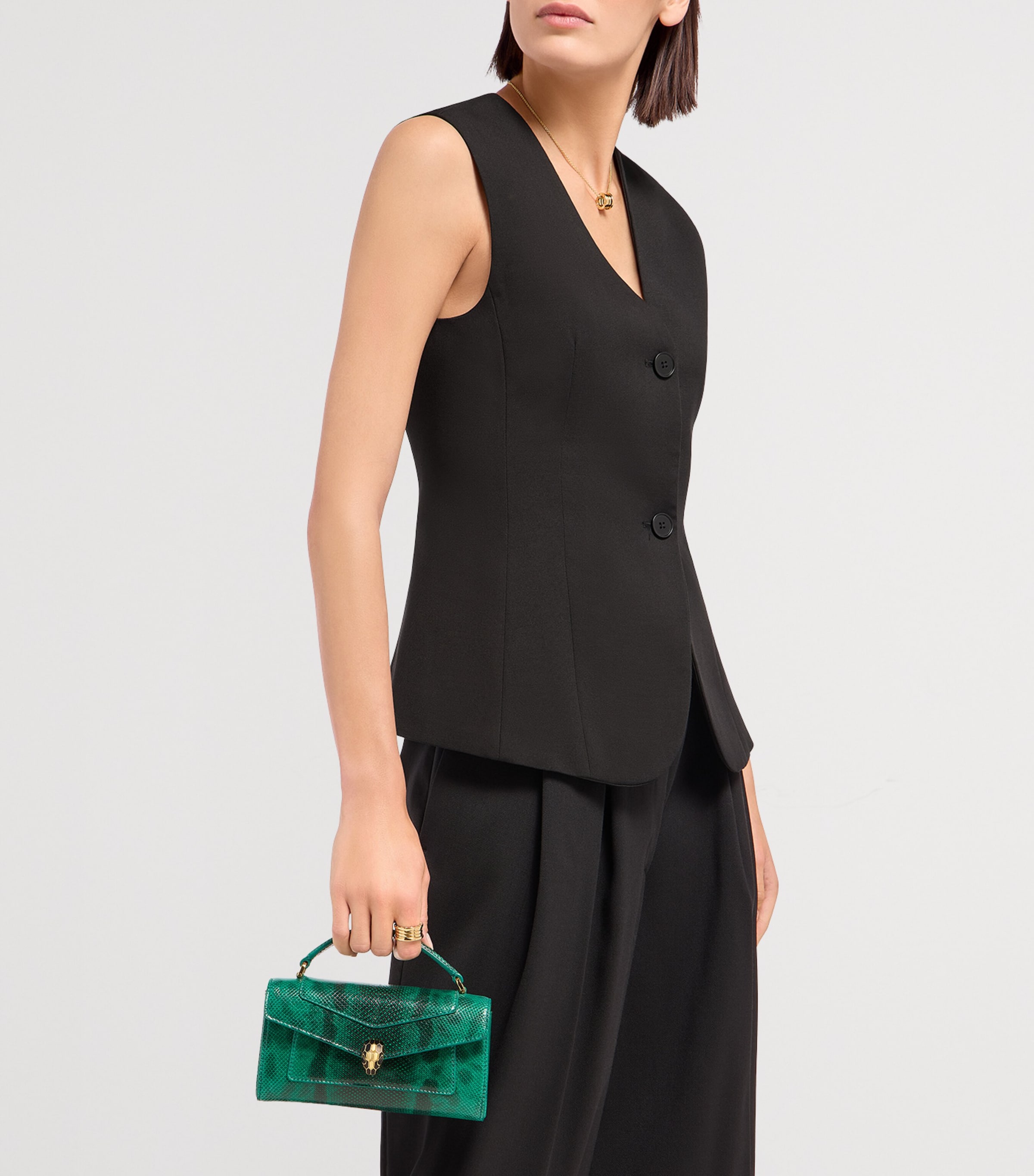 Karung Leather Serpenti Forever Phone Case GREEN Image 5