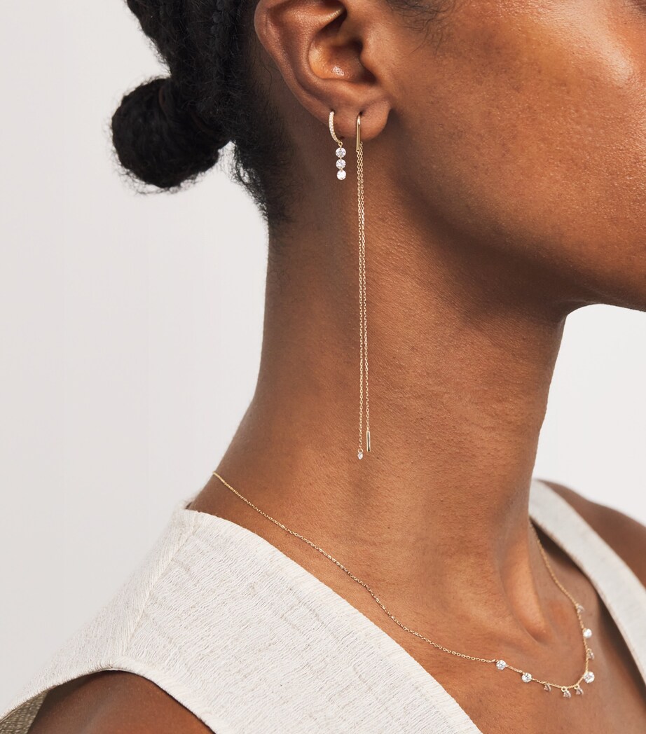 Yellow Gold and Diamond Danaé Earrings YELLOW GOLD Image 5