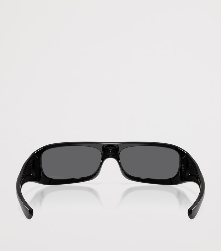 Oakley Permian Rectangle Sunglasses Black Image 4
