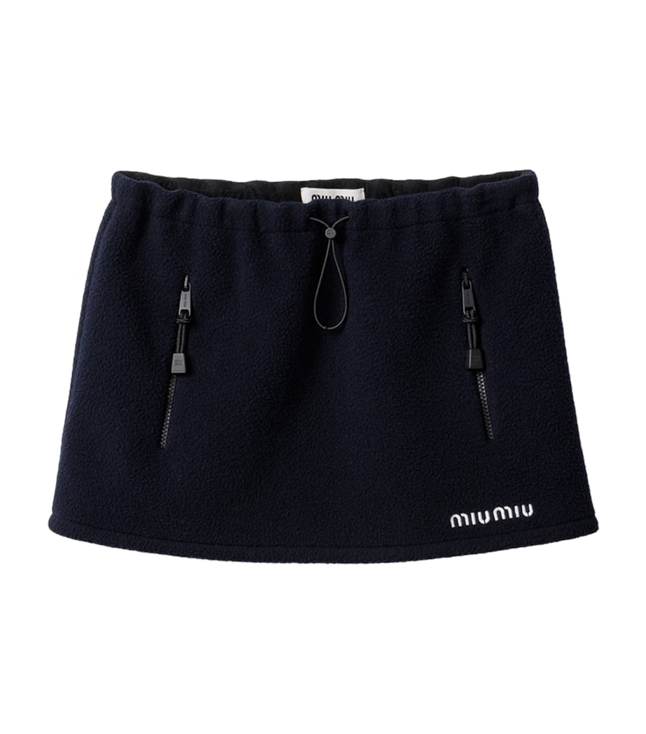 Fleece Logo Mini Skirt F0008 Image 1