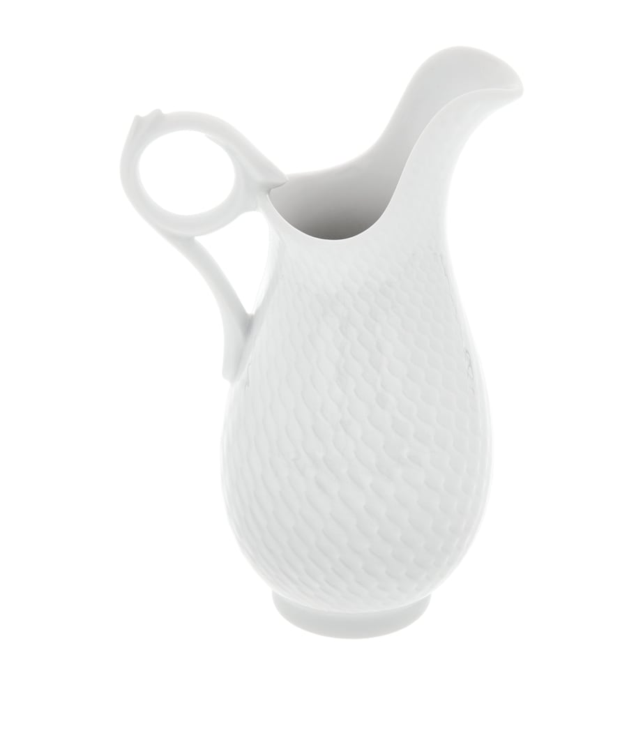 Waves Relief Creamer WHITE Image 5
