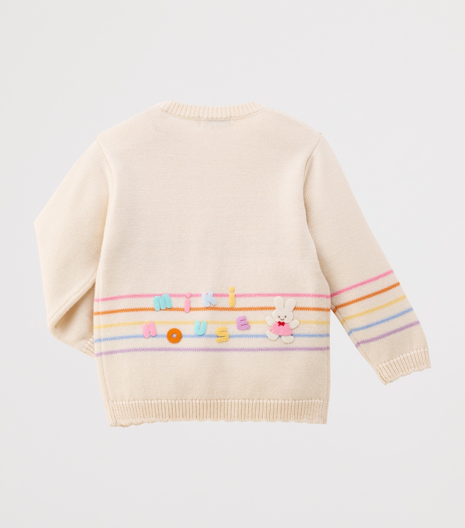 Miki House Wool-Blend Appliqué Sweater (2-4 Years) Image 2