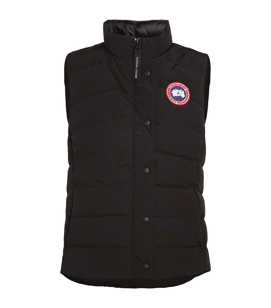 Down-Filled Padded Freestyle Gilet 61 BLACK Image 2