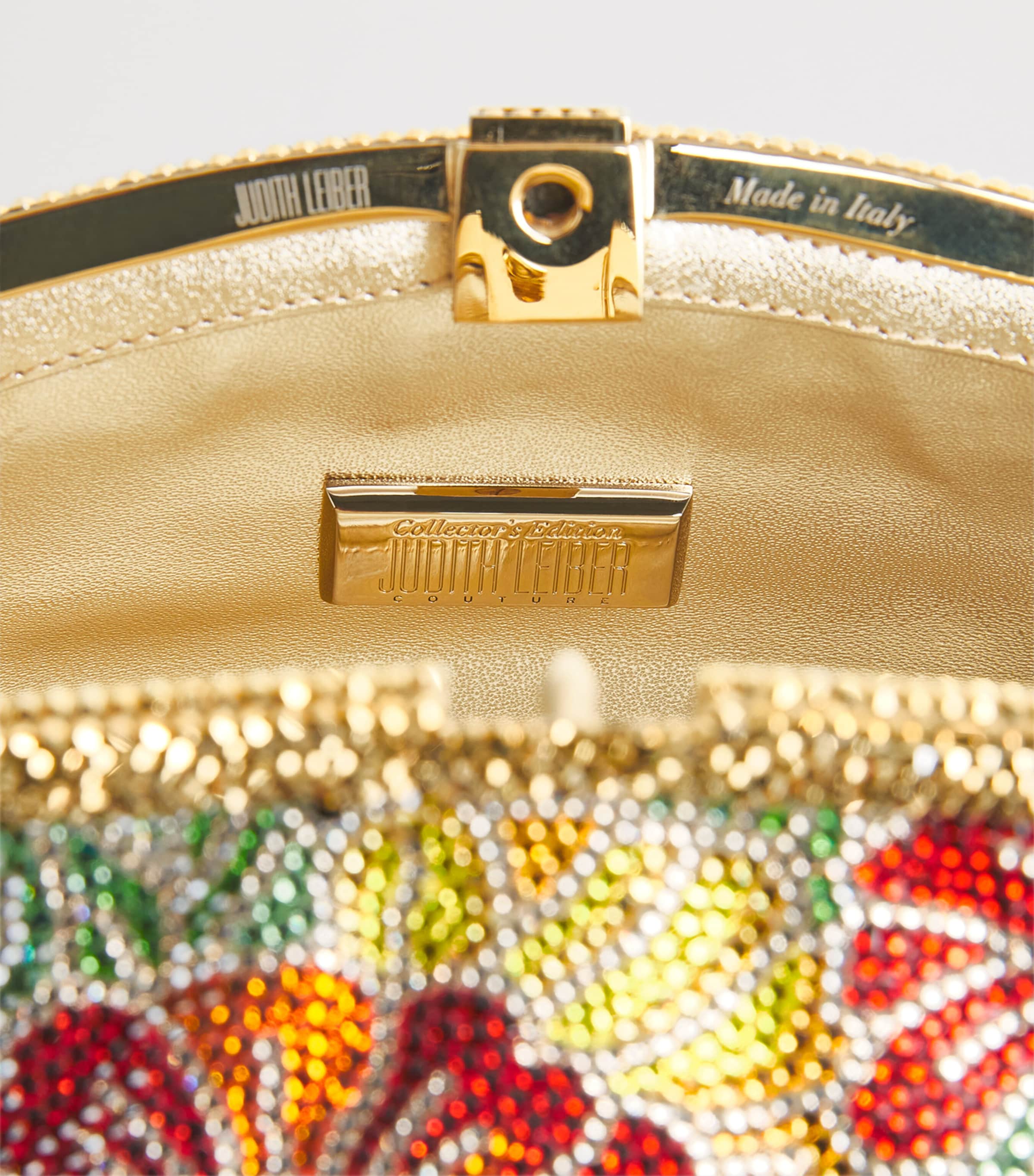 Judith Leiber Mini Embellished Venetian Meadow Clutch Bag Chmpgn Prosecco Mul Image 5