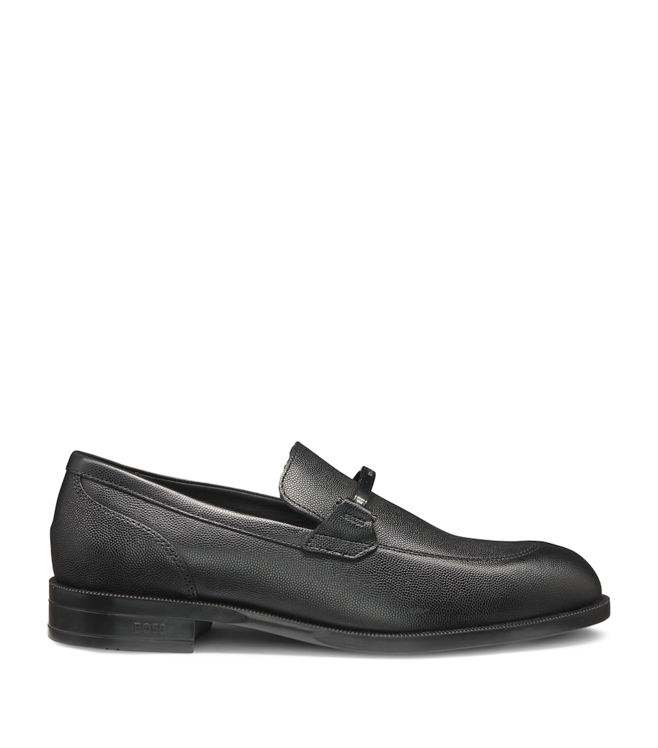 Leather Logo Hardware Loafers 001 Image 1