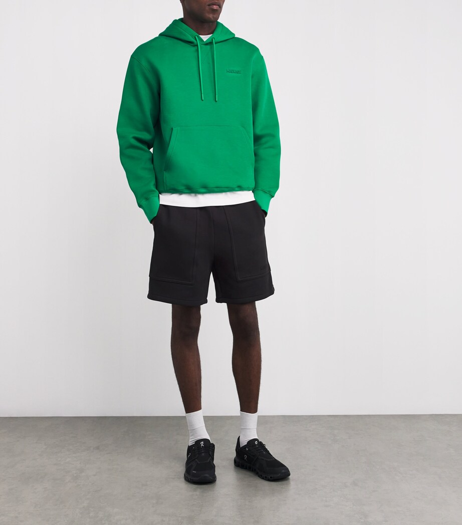 Double-Face Elwood-R Sweatshorts BLACK Image 2