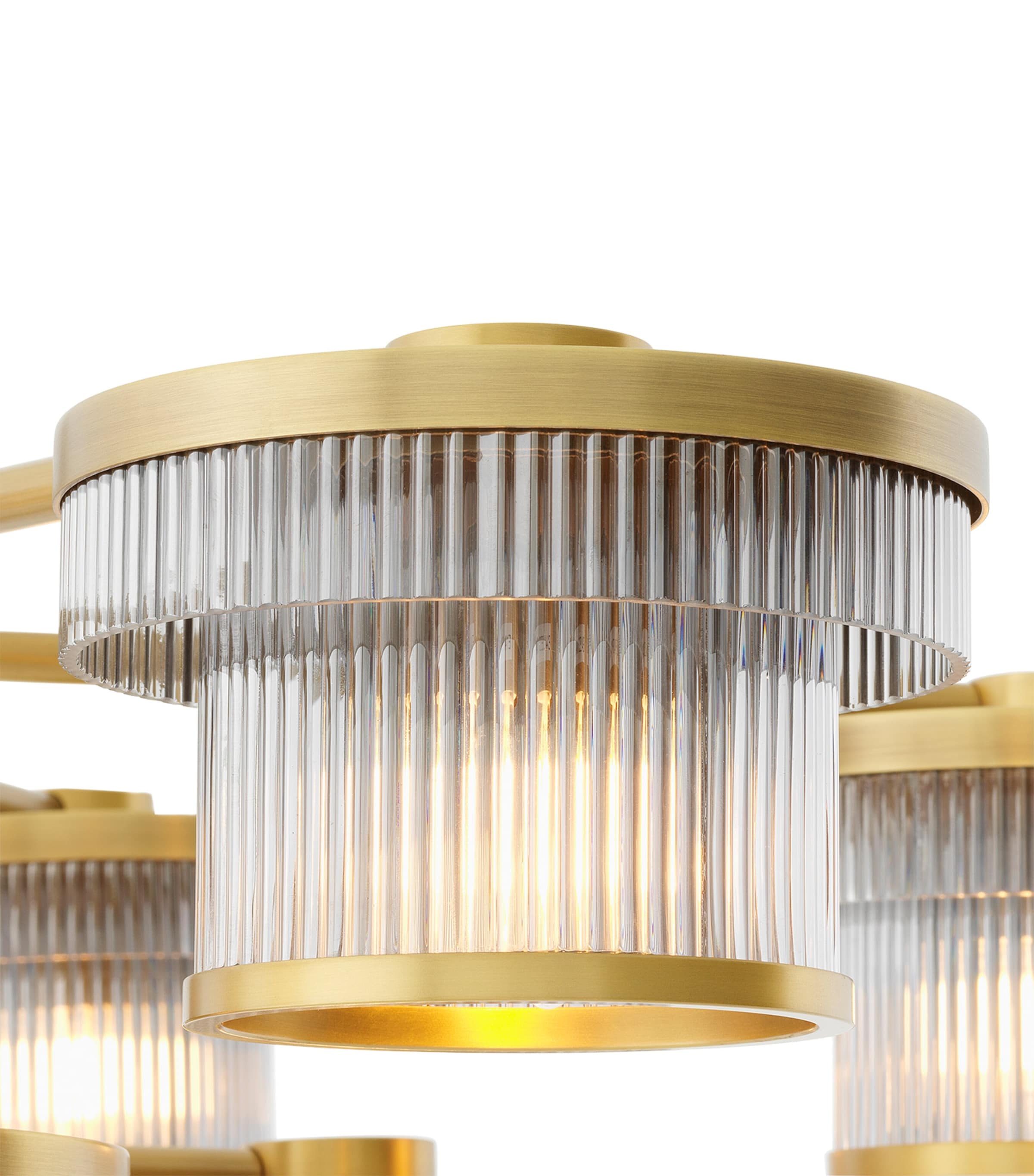 Eichholtz CDJ Andromeda 10-Light Chandelier Brass Image 4