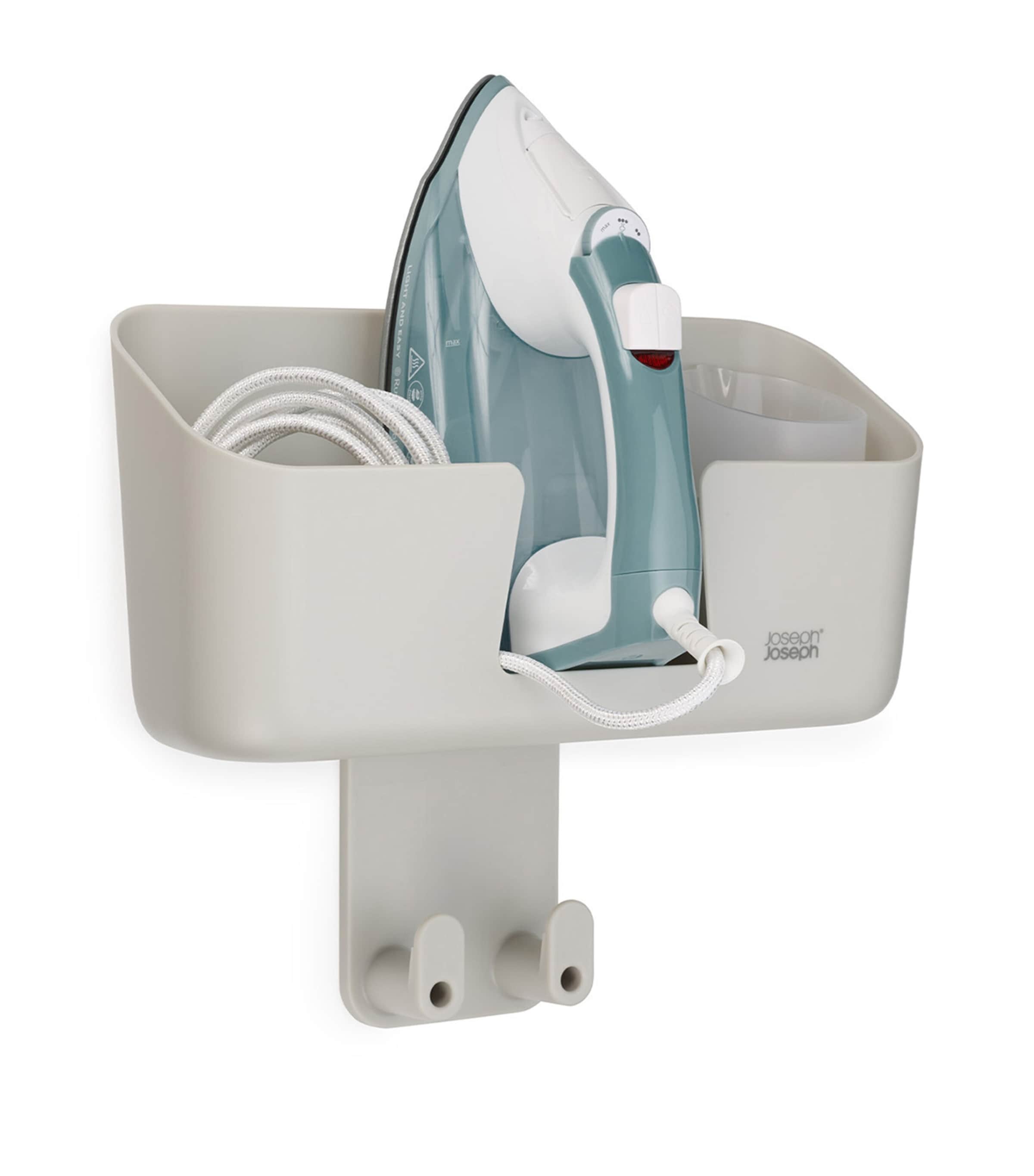 Wall-Mounted IronHub Ironing Storage Caddy ECRU Image 1