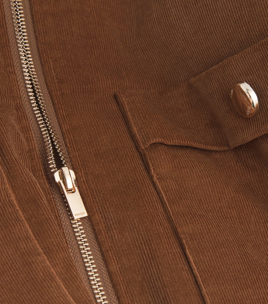 Cotton-Blend Corduroy Jacket CAMEL Image 5