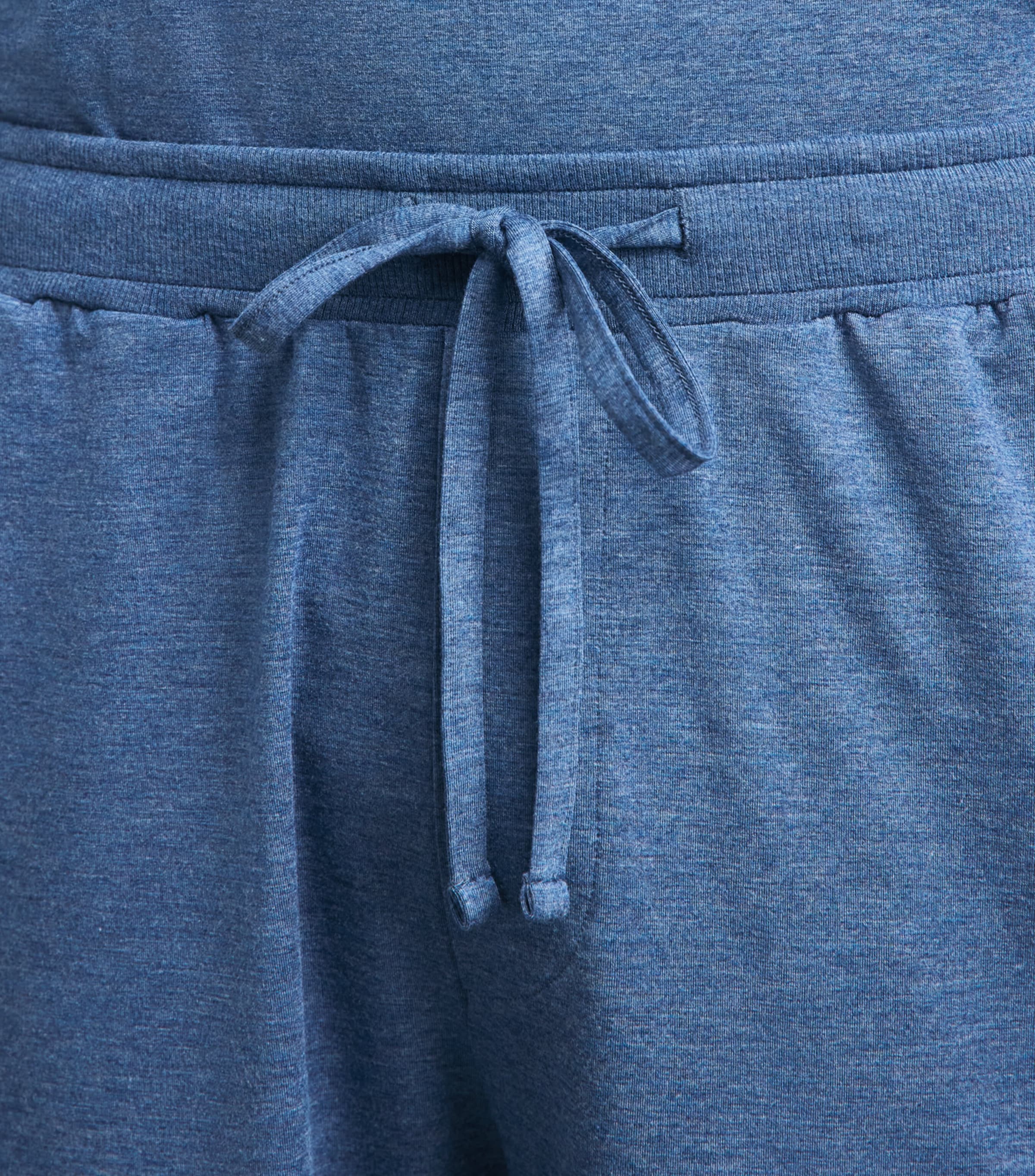 Hanro Mens Casuals Pyjama Shorts Tanzanite Image 3