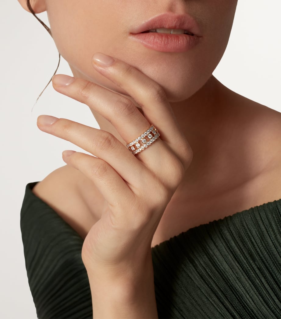 Cartier Rose Gold and Diamond Broderie de Cartier Ring Rose Gold Image 2