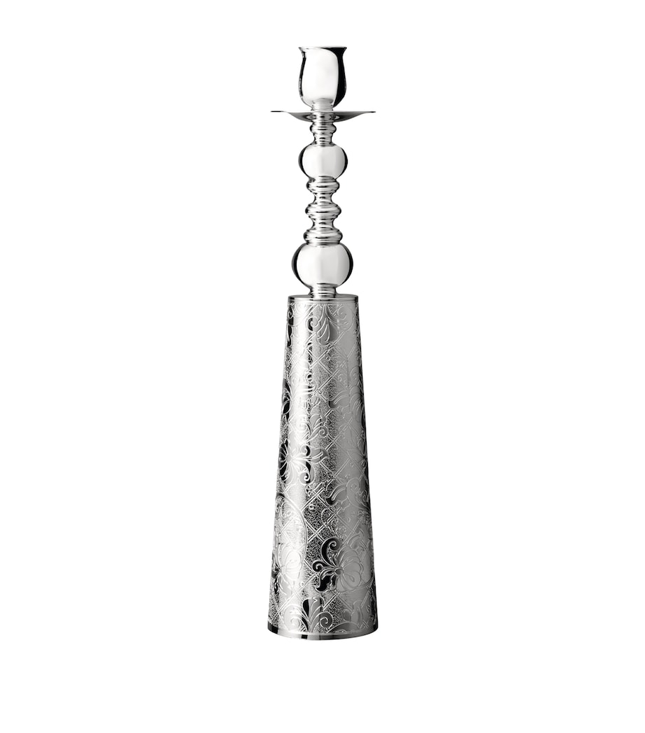 Silver-Plated Jardin d'Eden Candlestick SILVER Image 1