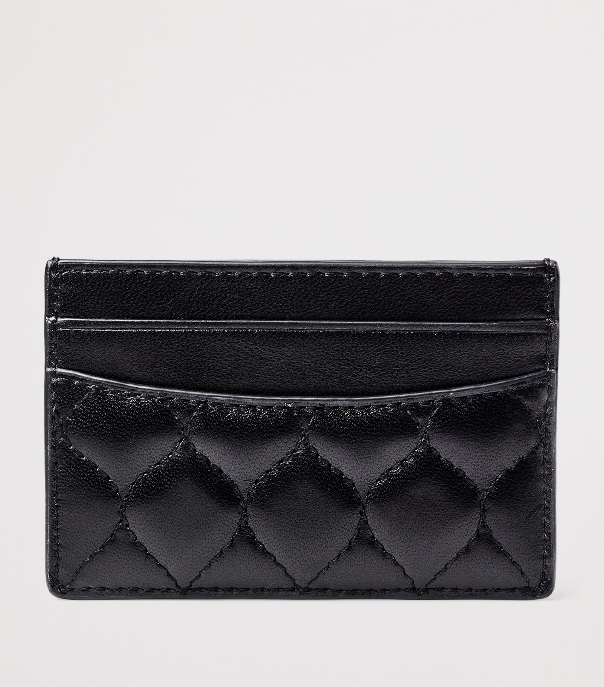 Leather Slim Card Holder BLACK Image 2