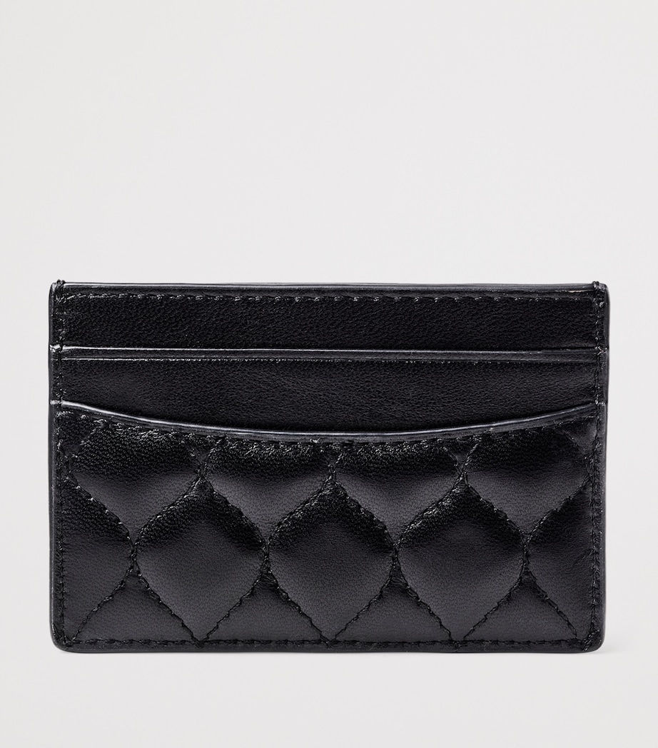 Leather Slim Card Holder BLACK Image 2