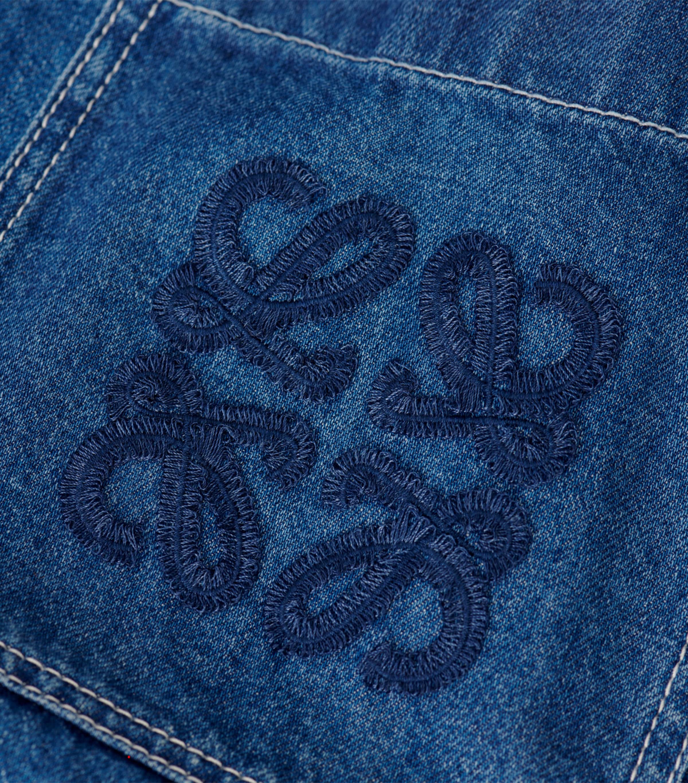 【ほぼ新品】LOEWE paula's ibiza ダメージ加工 デニム ほぼ新品】LOEWE paula's ibiza ダメージ加工 デニム