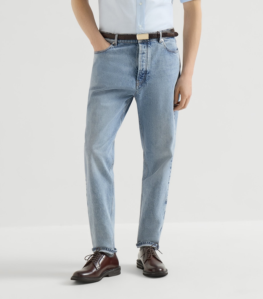 Brunello Cucinelli Mens Iconic Straight Jeans Image 3