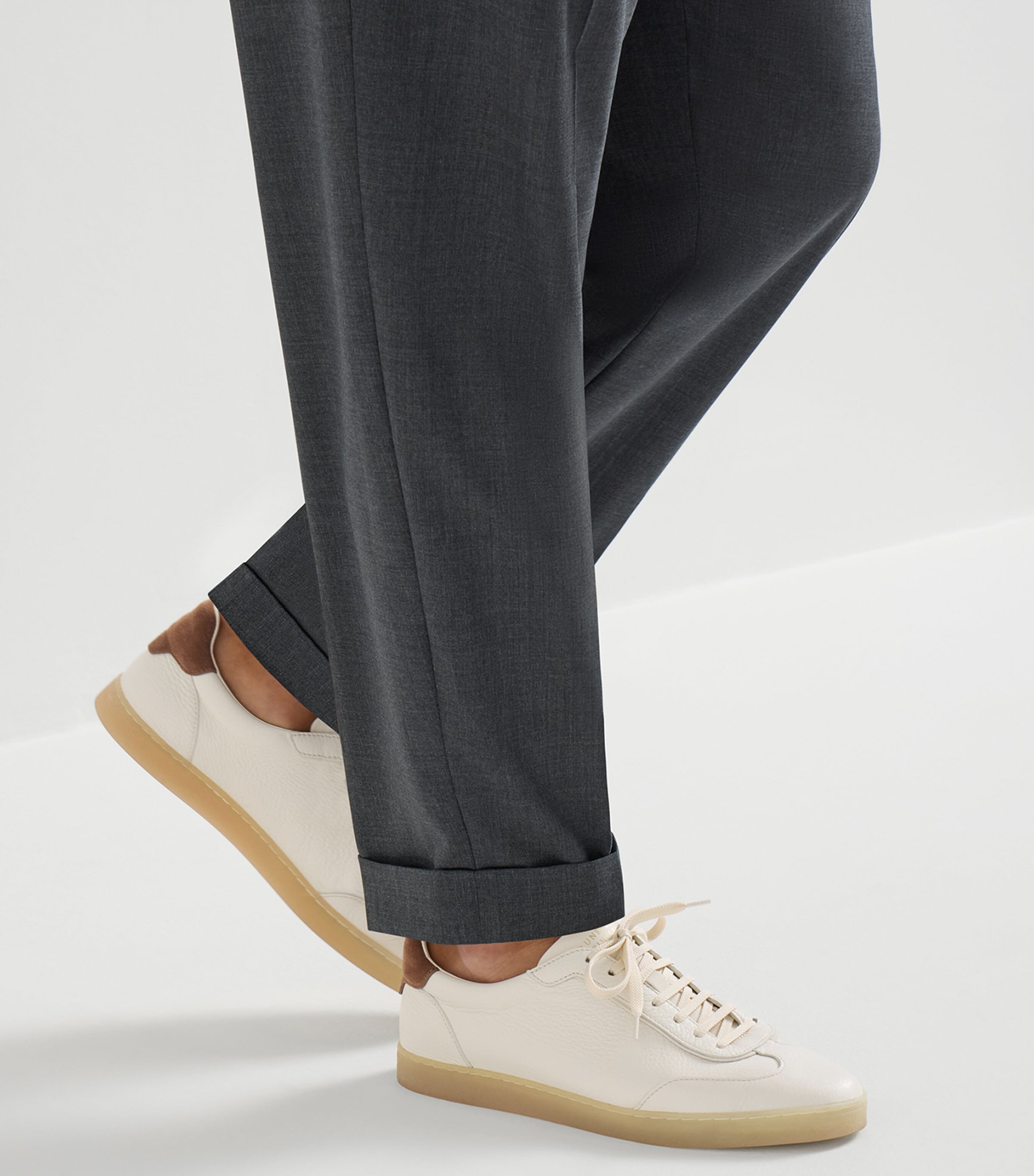 Brunello Cucinelli Deerskin Low-Top Sneakers Image 4