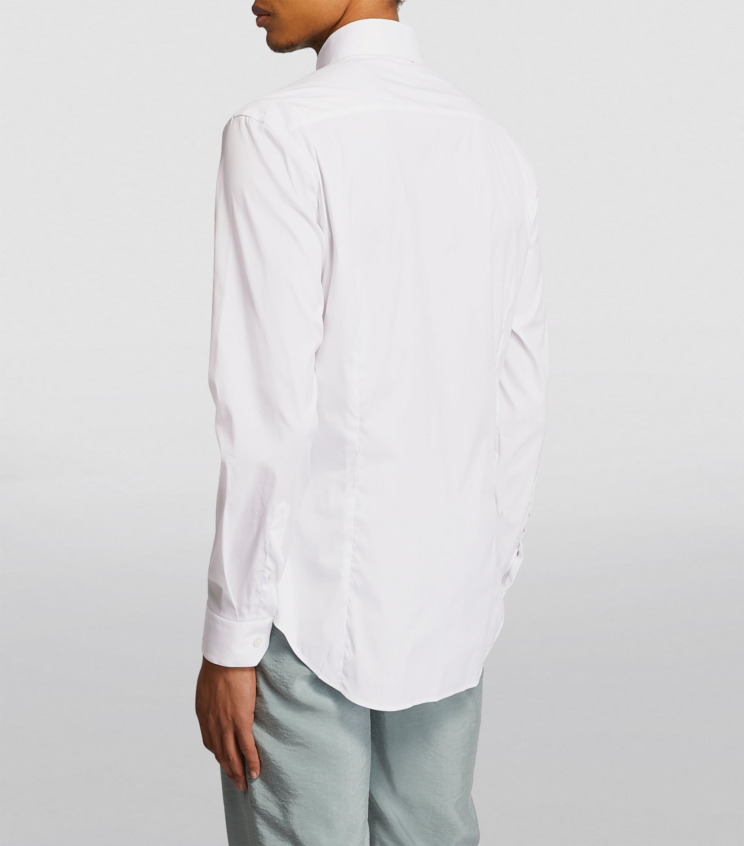 Cotton-Blend Shirt U0BN Image 4