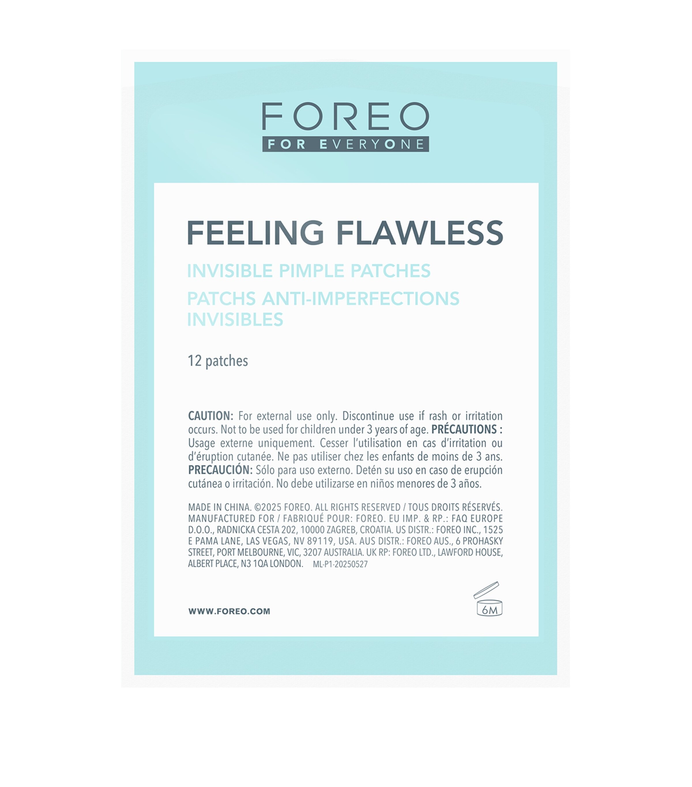 Foreo For EveryOne FEELING FLAWLESS Invisible Pimple Patches (Box of 48) No Image 3