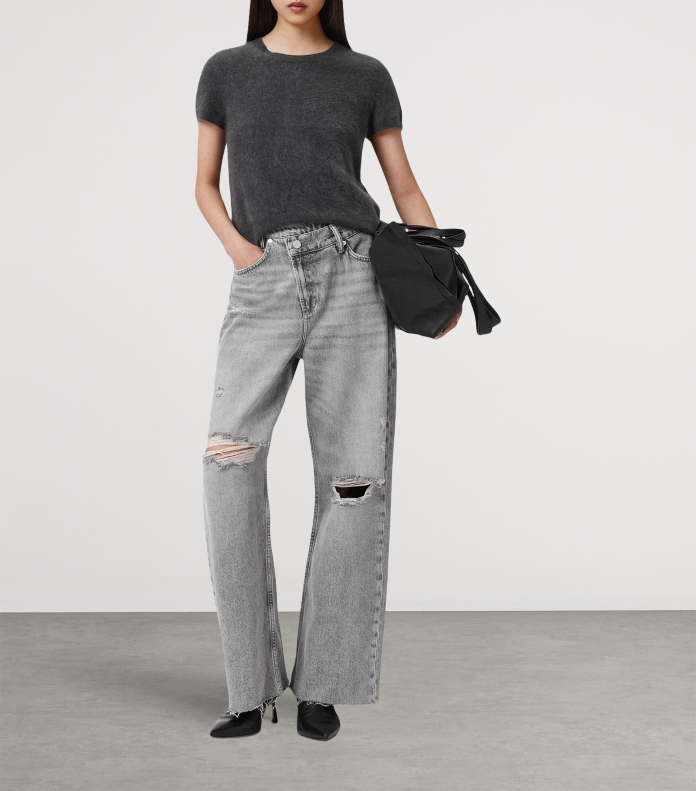 Crossover Aki Jeans DESTROY GREY Image 3