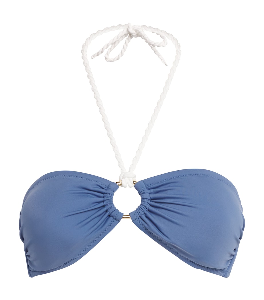 Heidi Klein Womens Cetara Bikini Top Blu Blu Image 1