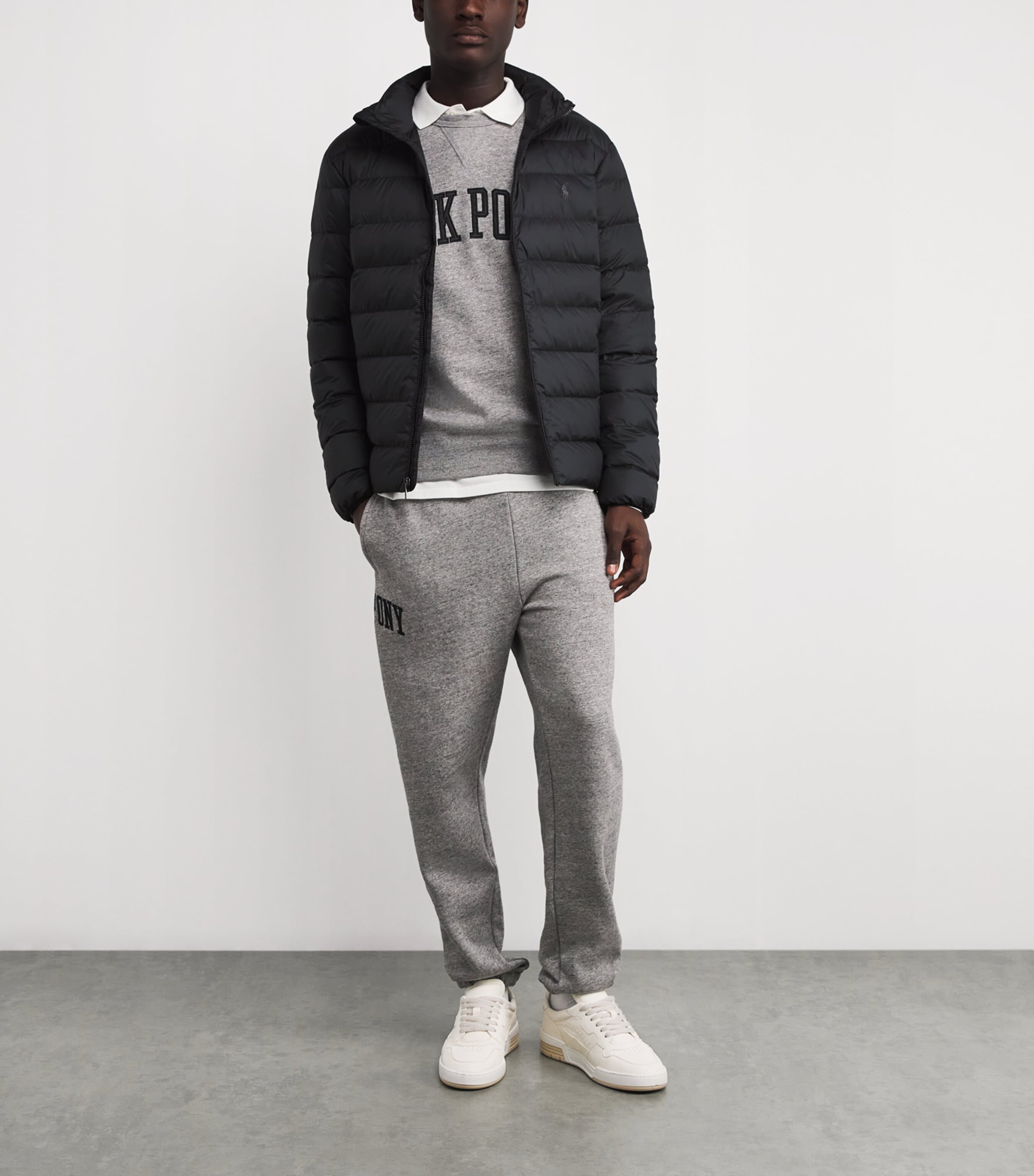 Down Puffer Jacket BLACK Image 2