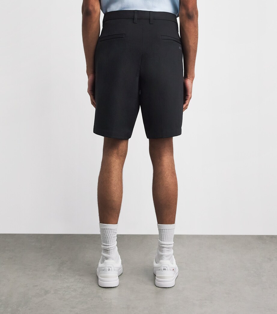 BOSS Mens Commuter Slim Shorts Black Image 5