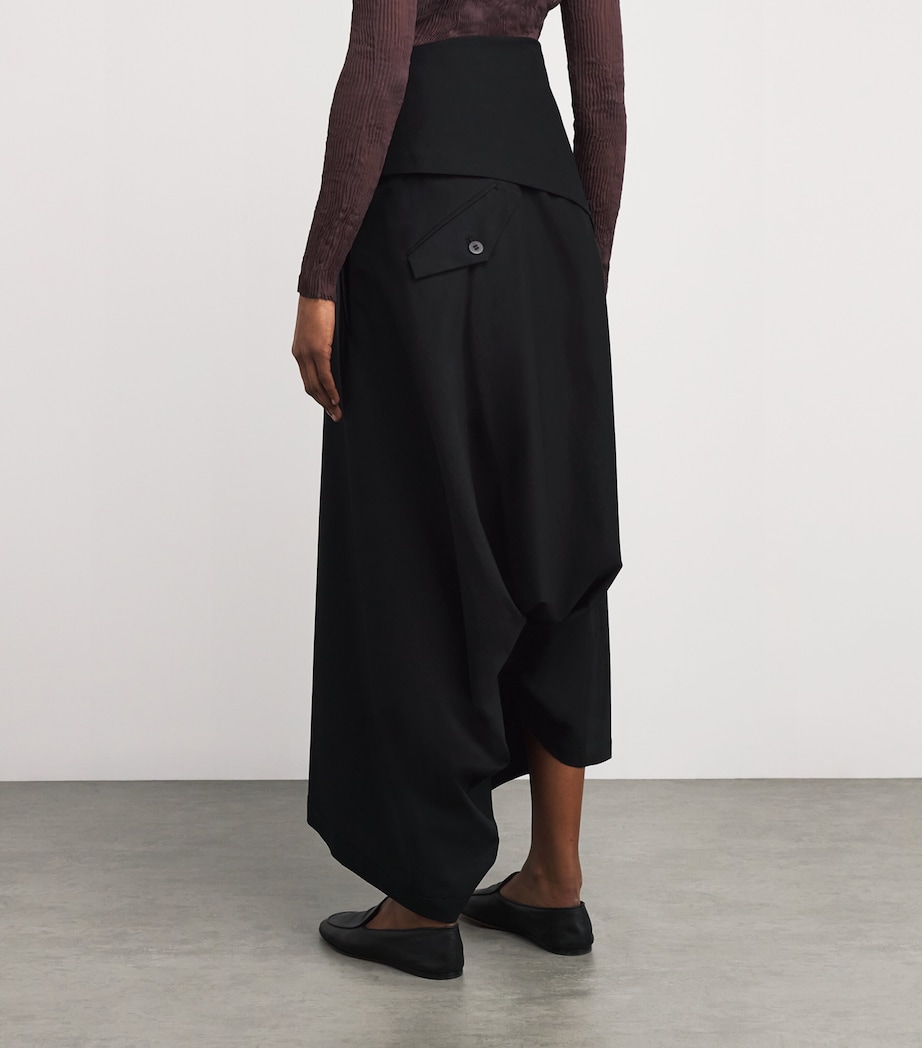 Cotton-Blend Simple Ensemble Trousers 15 Image 4