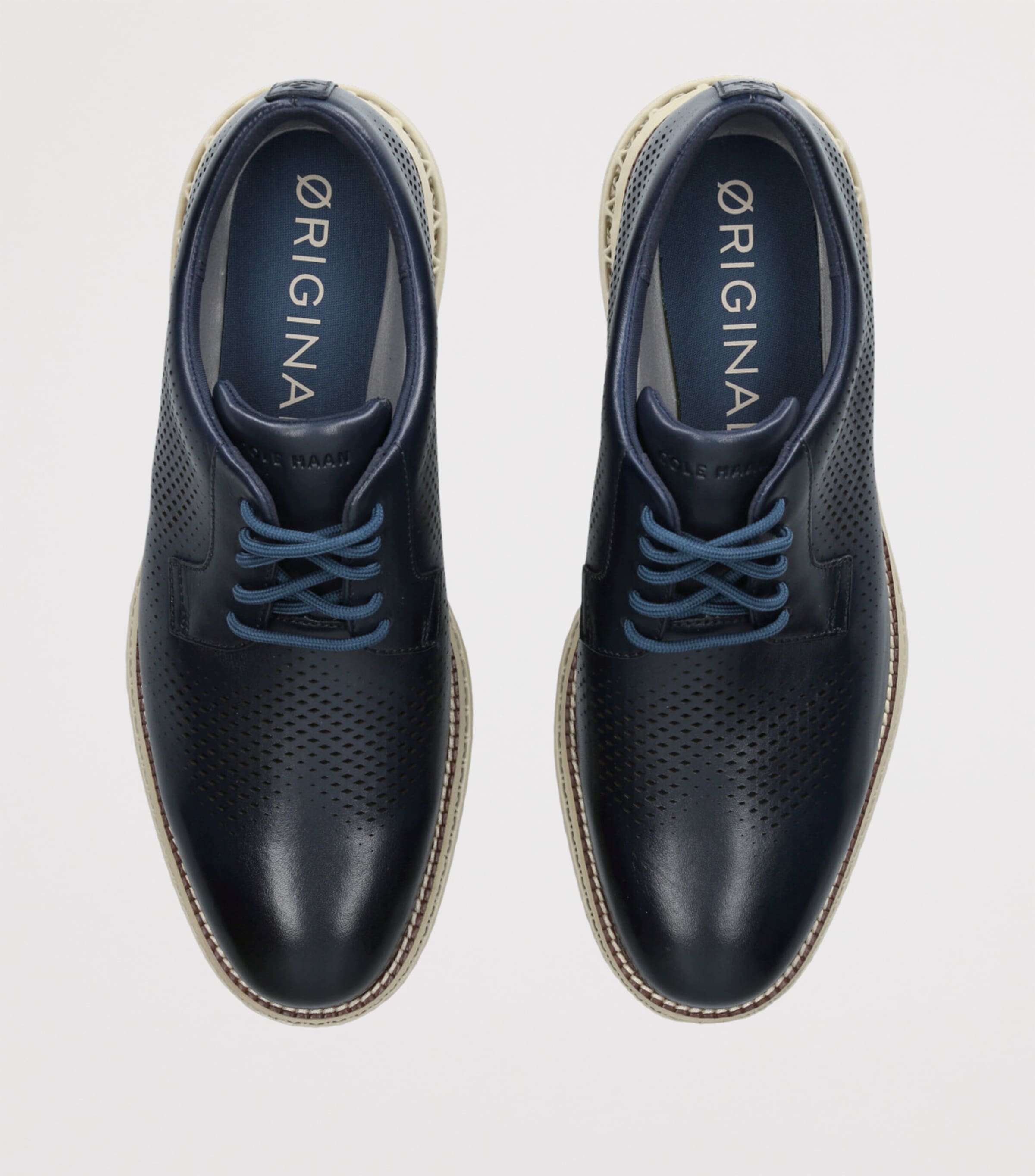 Leather ØriginalGrand Skyweave Oxford Sneakers NAVY Image 4
