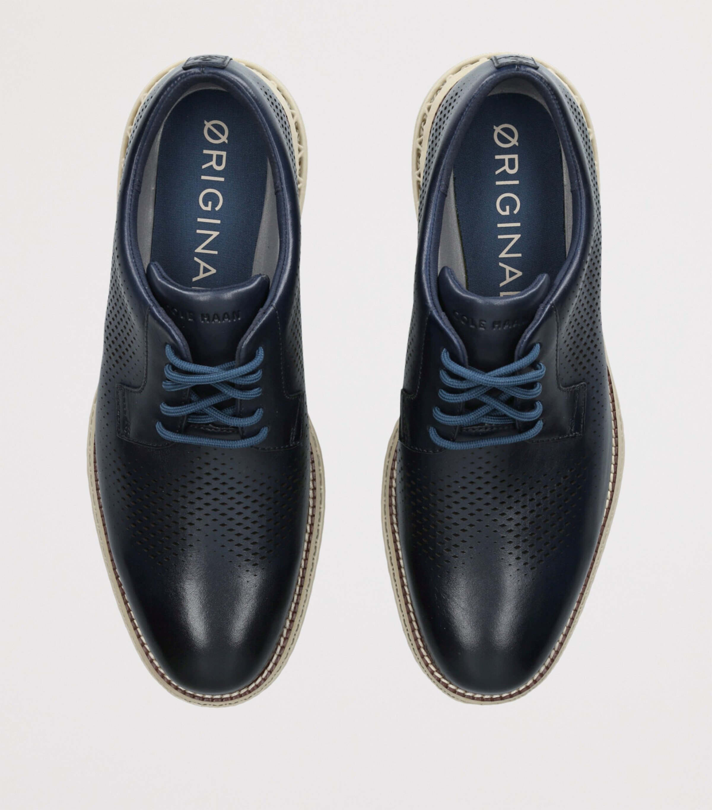 Cole Haan Navy Leather ØriginalGrand Skyweave Oxford  display picture 1