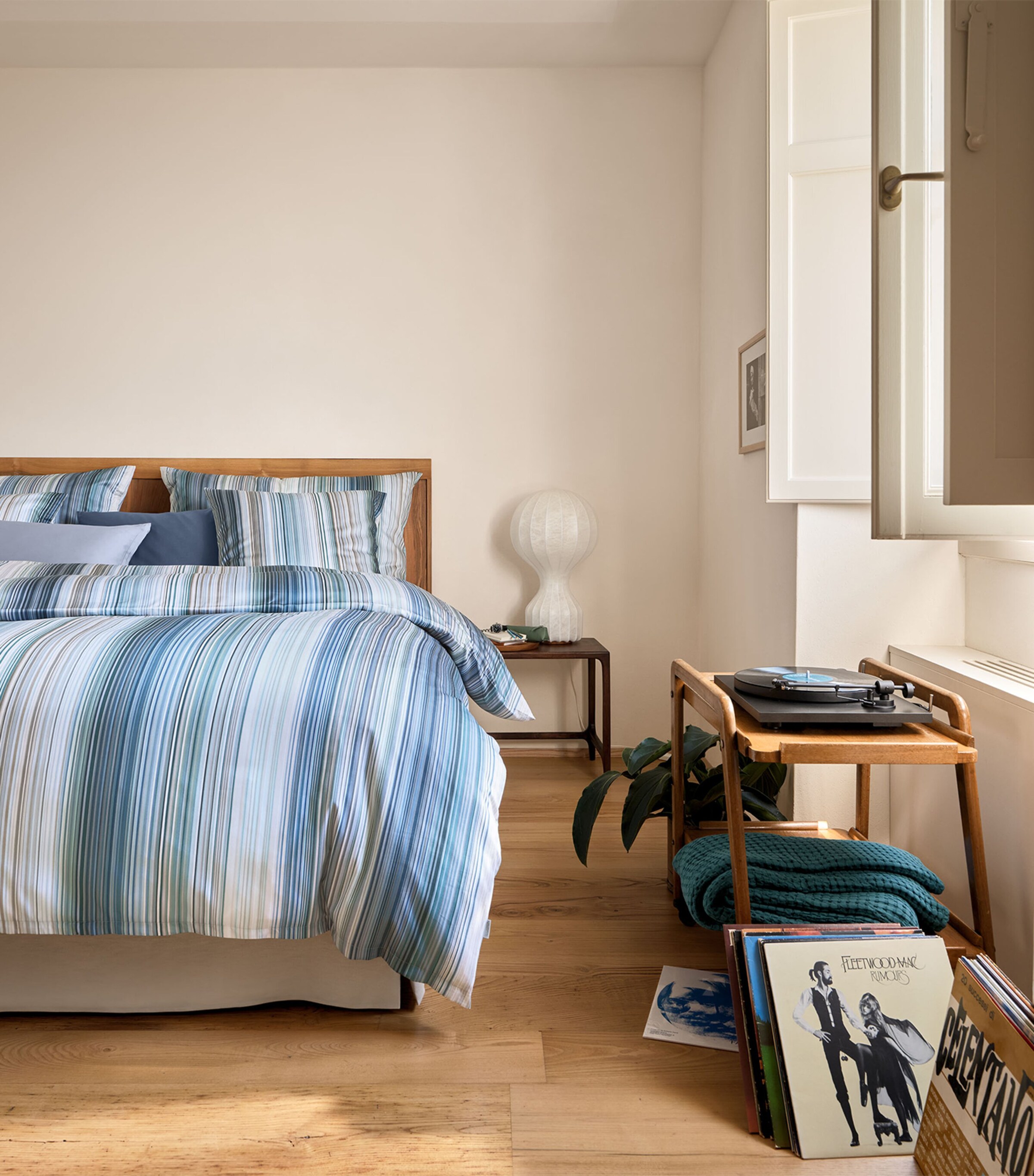 Schlossberg Cotton Stripe Loris Oxford Pillowcase (50cm x 75cm) Image 3