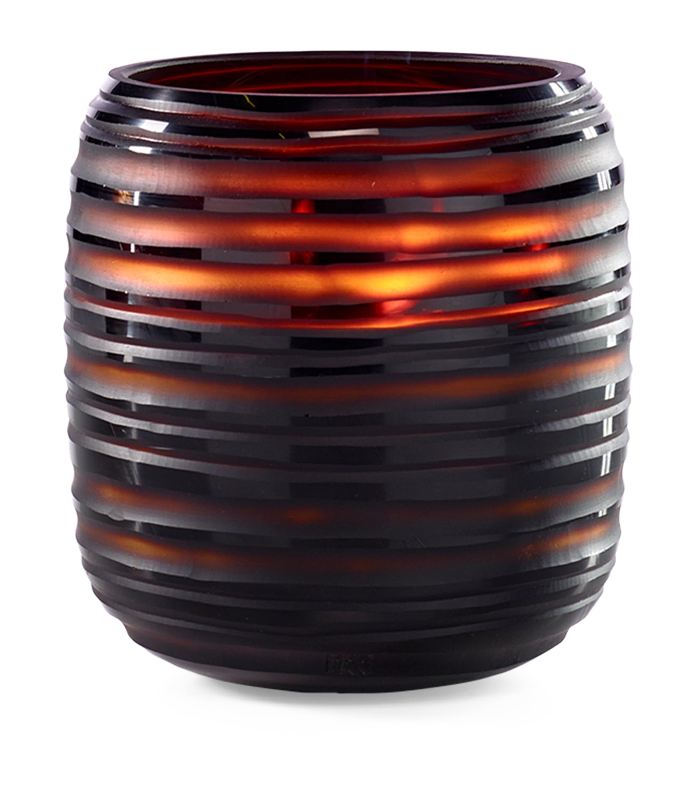 Onno Large Zanzibar Sphere Candle In Brown