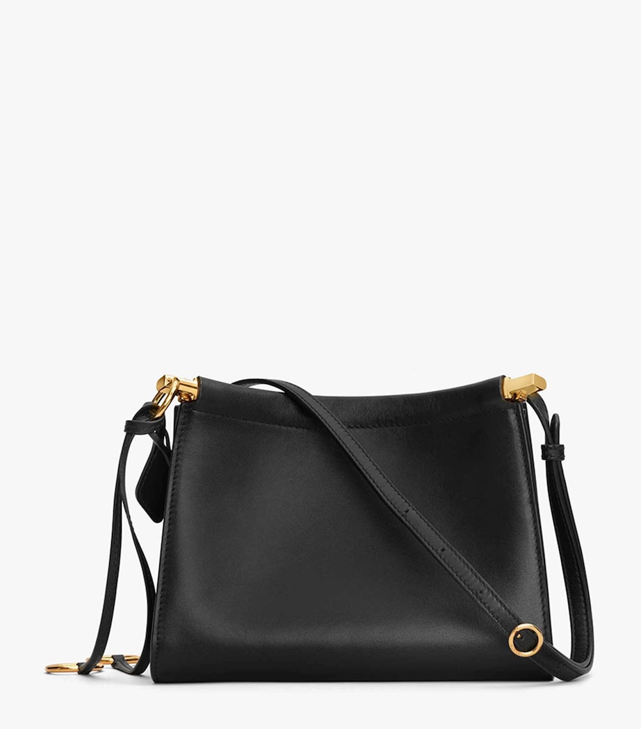 Small Leather Le Quick Square Shoulder Bag NOIR Image 2