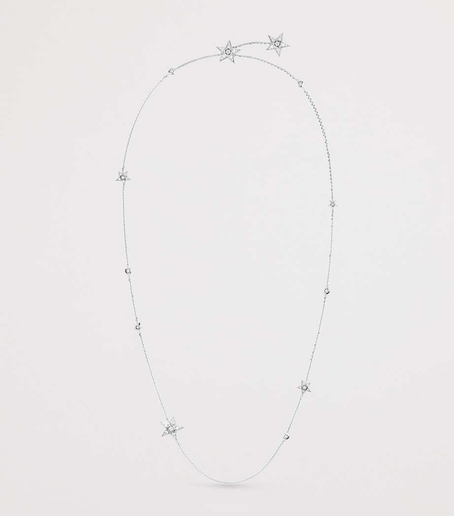 White Gold and Diamond Les Infinis de Comète Long Necklace WHITE Image 3