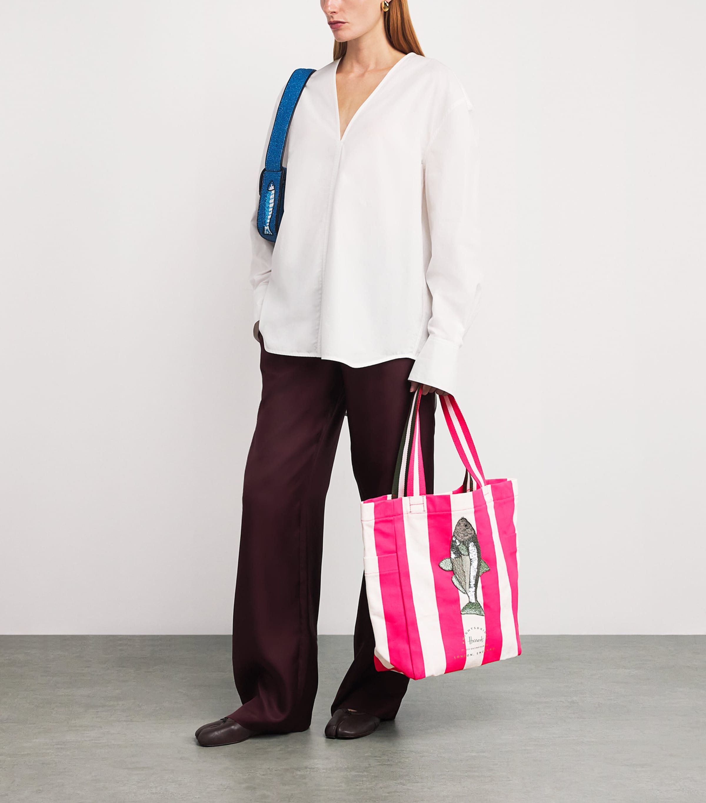 Embellished Fish Tote Bag MULTI Image 2