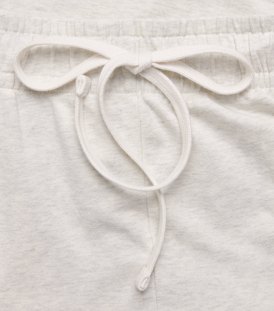 Skims Mens Cotton Relaxed Sweatpants Chalk Heather Image 6
