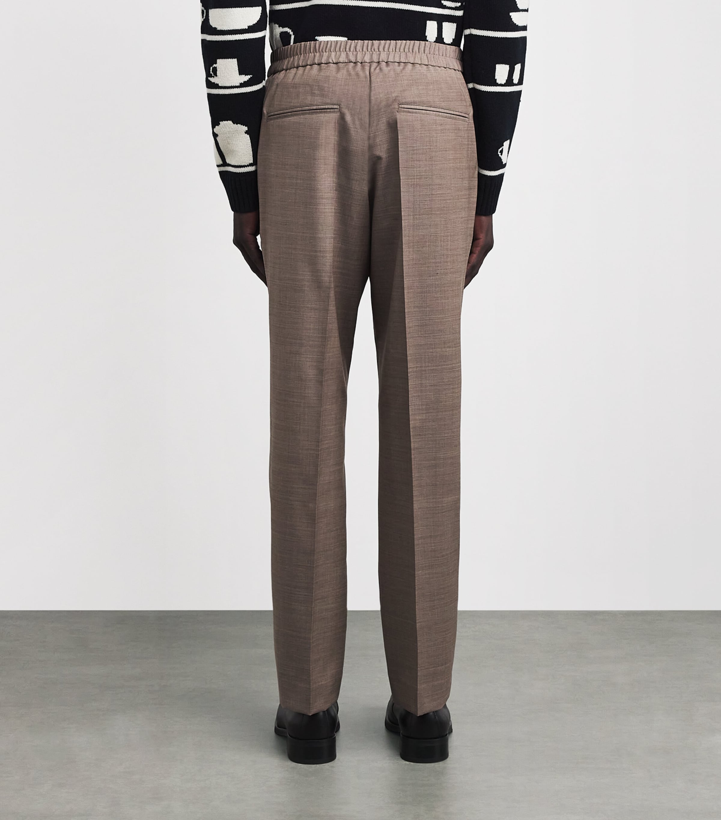 Tropical Wool Trousers 60_LIGHT BEIGE Image 4